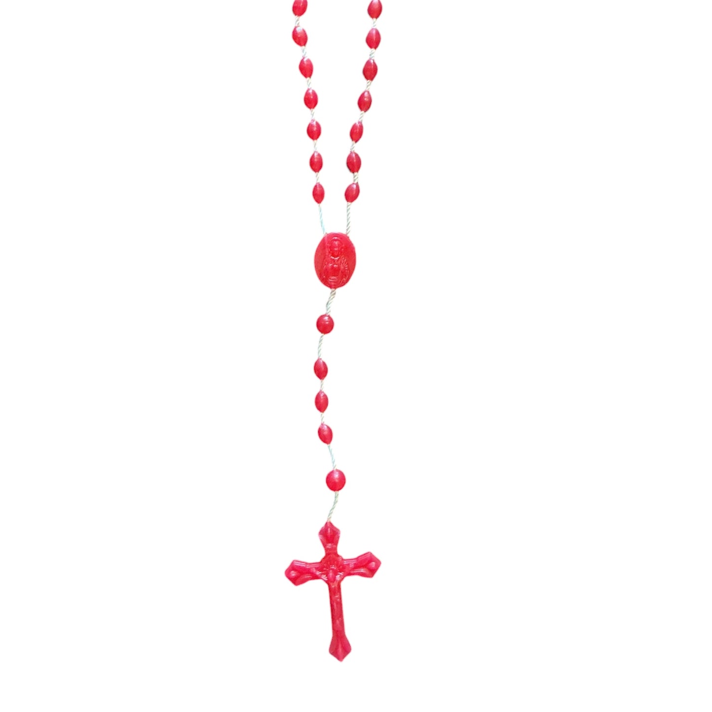 Rosario de Plástico Virgen del Carmen/Sagrado Corazón
