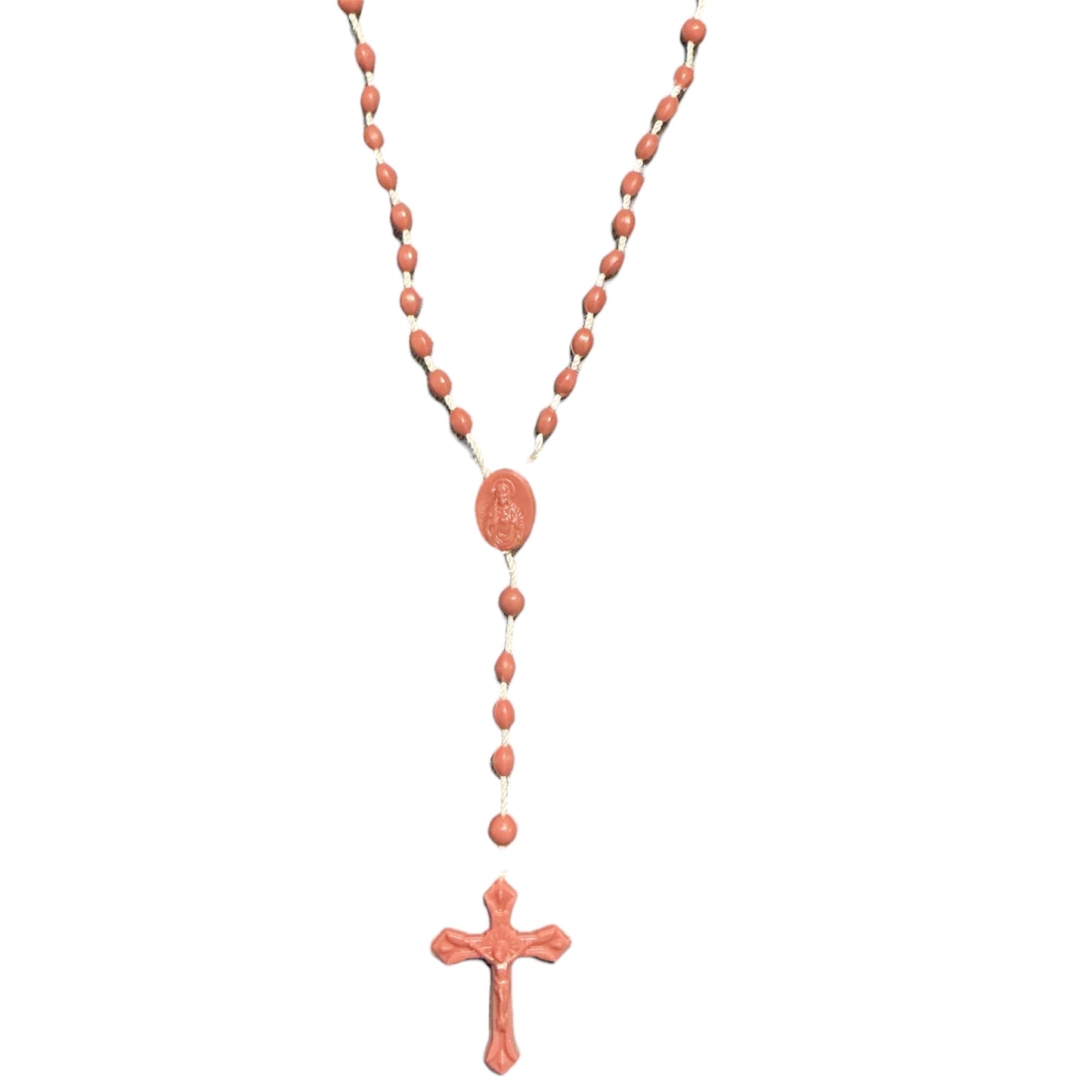 Rosario de Plástico Virgen del Carmen/Sagrado Corazón