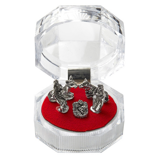 5-Piece Nativity in Red Gift Box