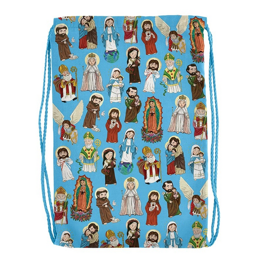 Mini Saints Drawstring Backpack