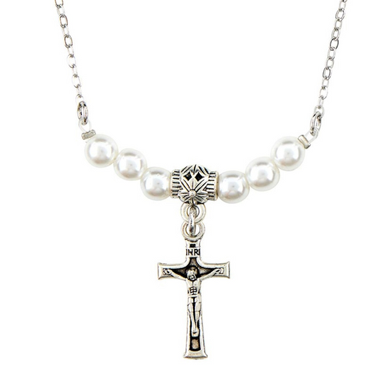 Pearl Crucifix Pendant
