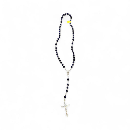 Rosary Crystal Sapphire- September  5MM 18.5"