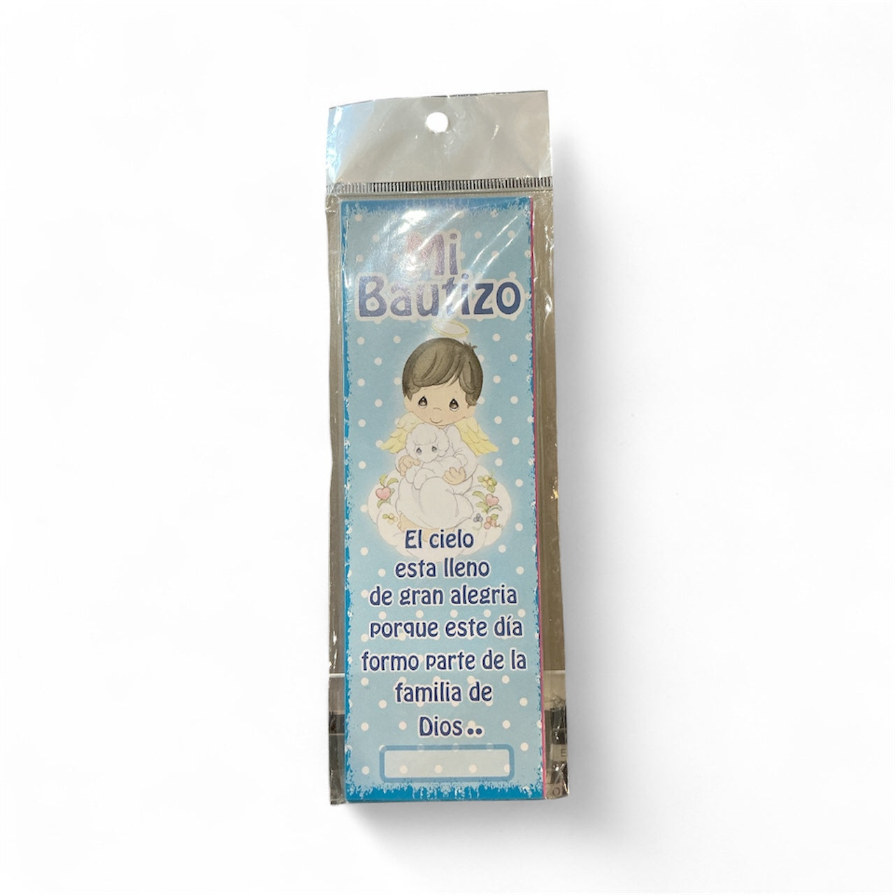 Tarjeta de Recuerdo de mi bautizo para niño