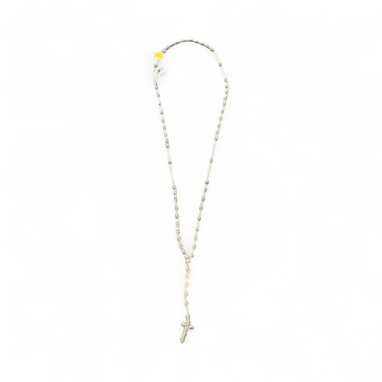 Rosario de Hilo color Beige
