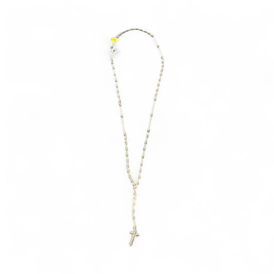 Rosario de Hilo color Beige