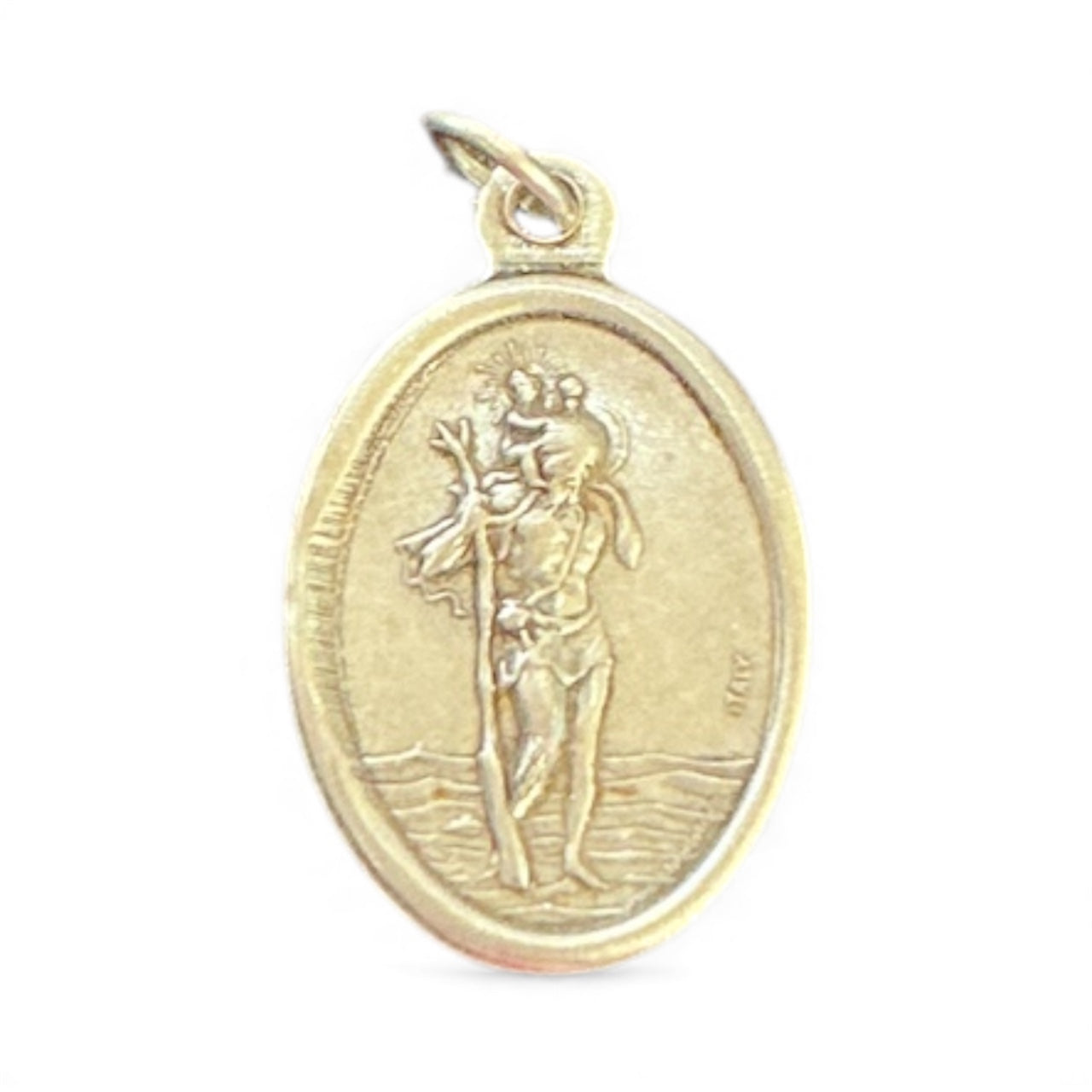 Oxy Silver Medal St. Christopher 1"H