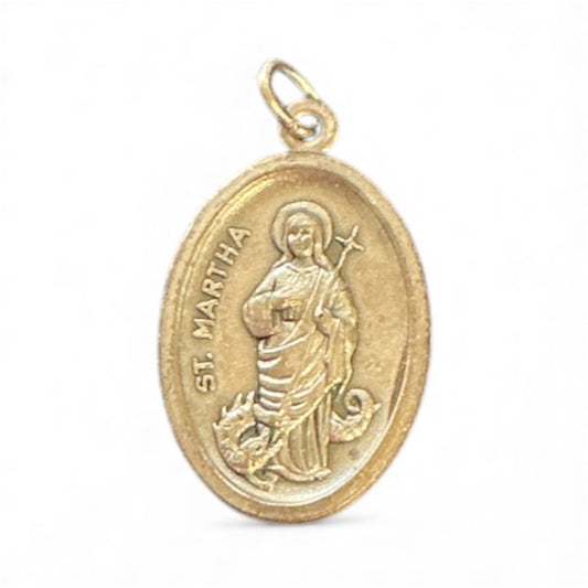 Oxy Silver Medal St. Martha 1"H
