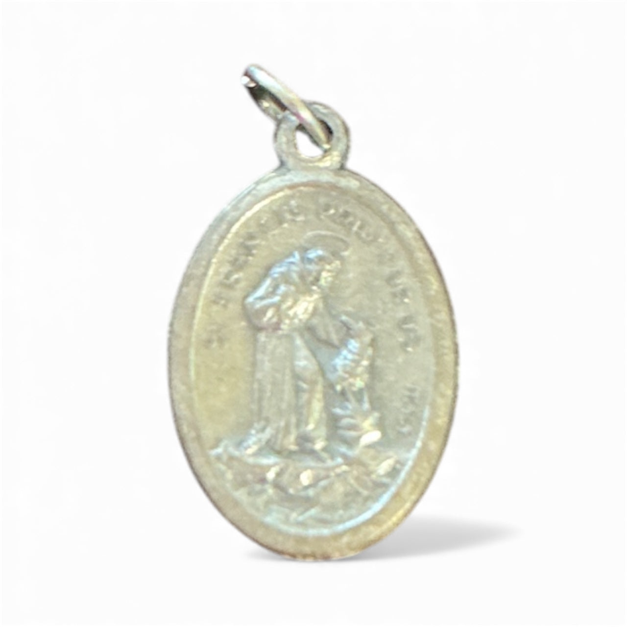 Oxy Silver Medal St. Francis 1"H