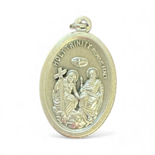 Oxy Silver Medal Holy Trinity 1"H