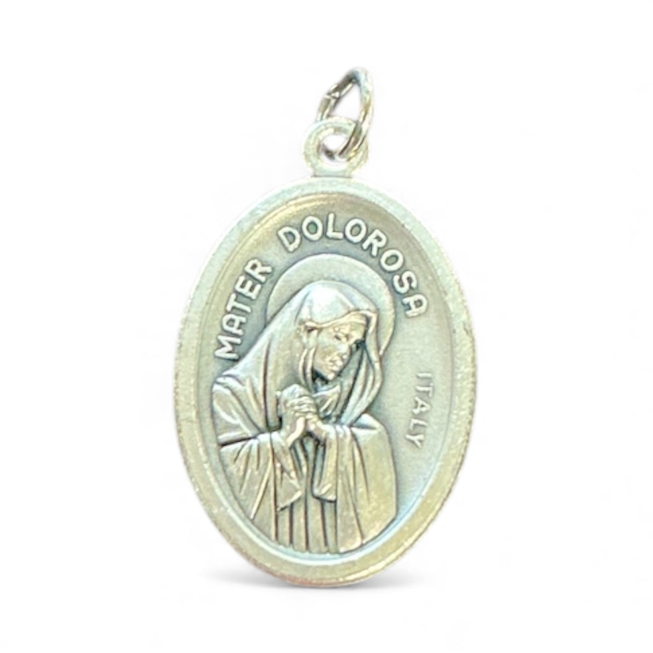 Oxy Silver Medal Mater Dolorosa 1"H