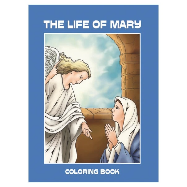 Aquinas Kids The Life of Mary Coloring Book
