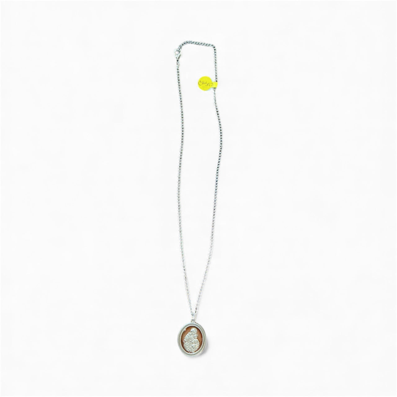Oxy medaL with chain St. Anthony with resin