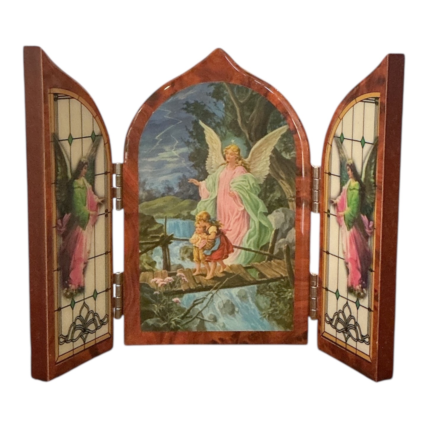 Guardian Angel triptych 6.2x8.5”