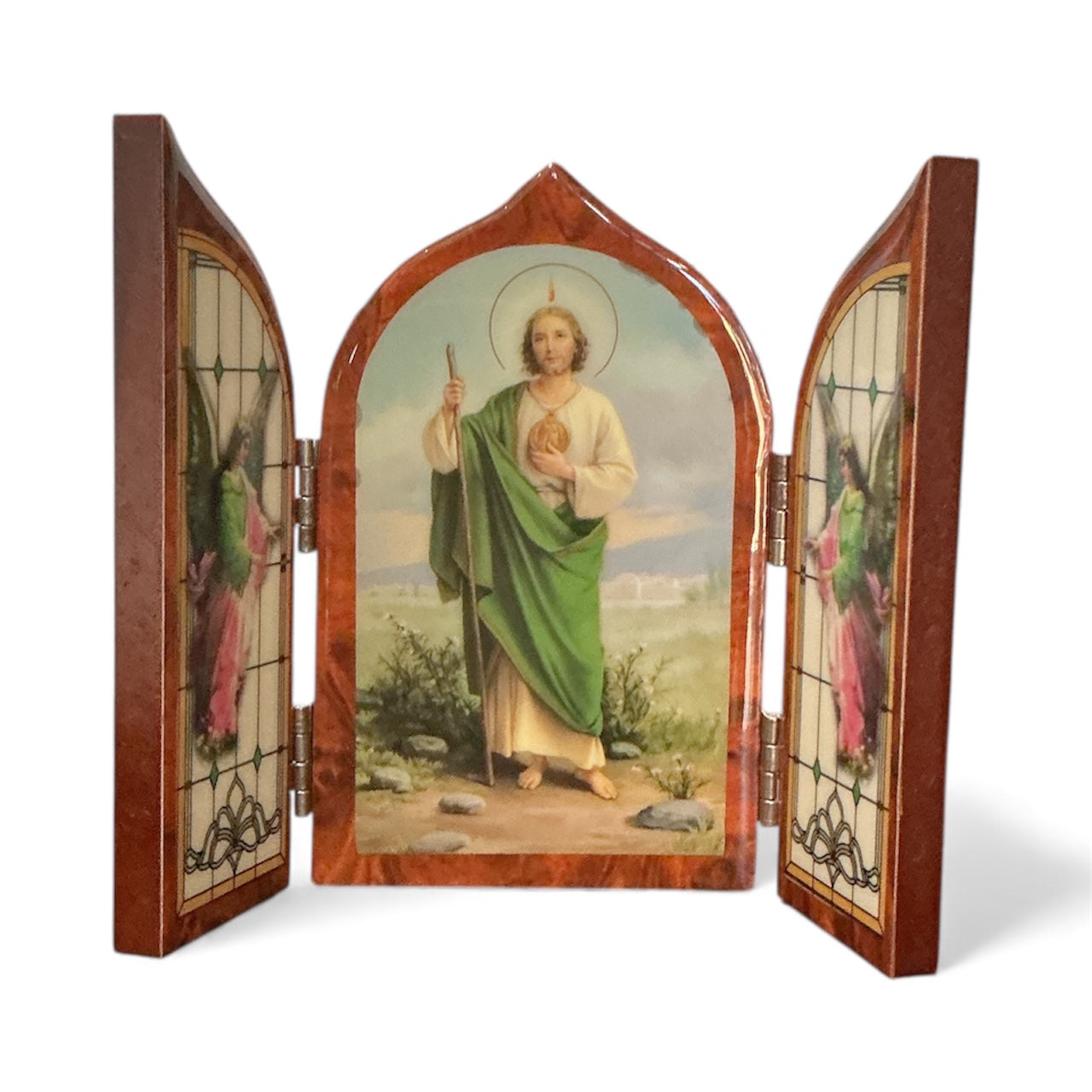 St.Jude triptych 6.2x8.5”