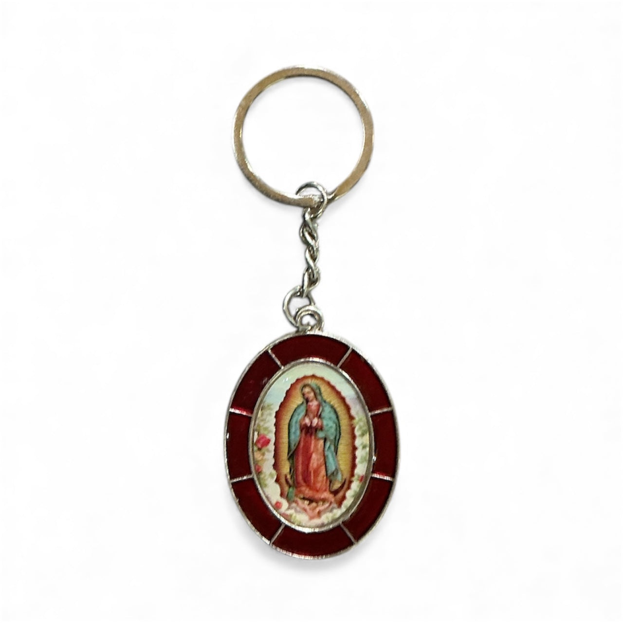 Llavero Rojo de la Virgen de Guadalupe