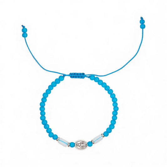 Miraculous Crystal Bar Beaded Bracelet