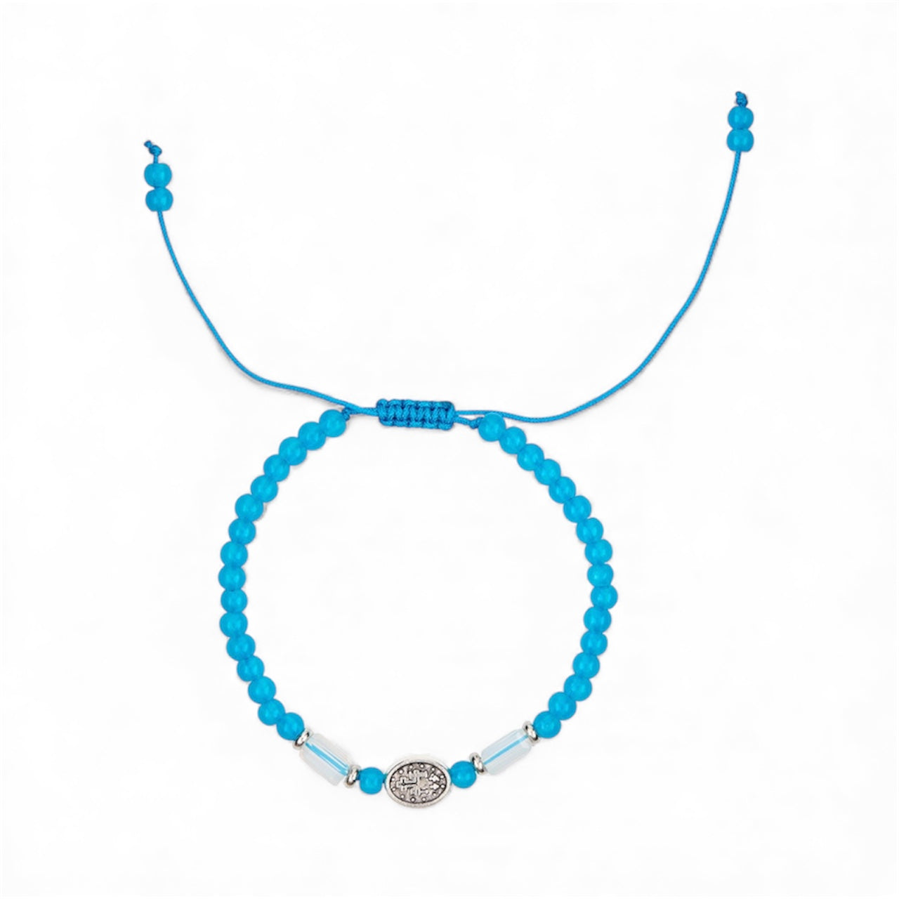 Miraculous Crystal Bar Beaded Bracelet