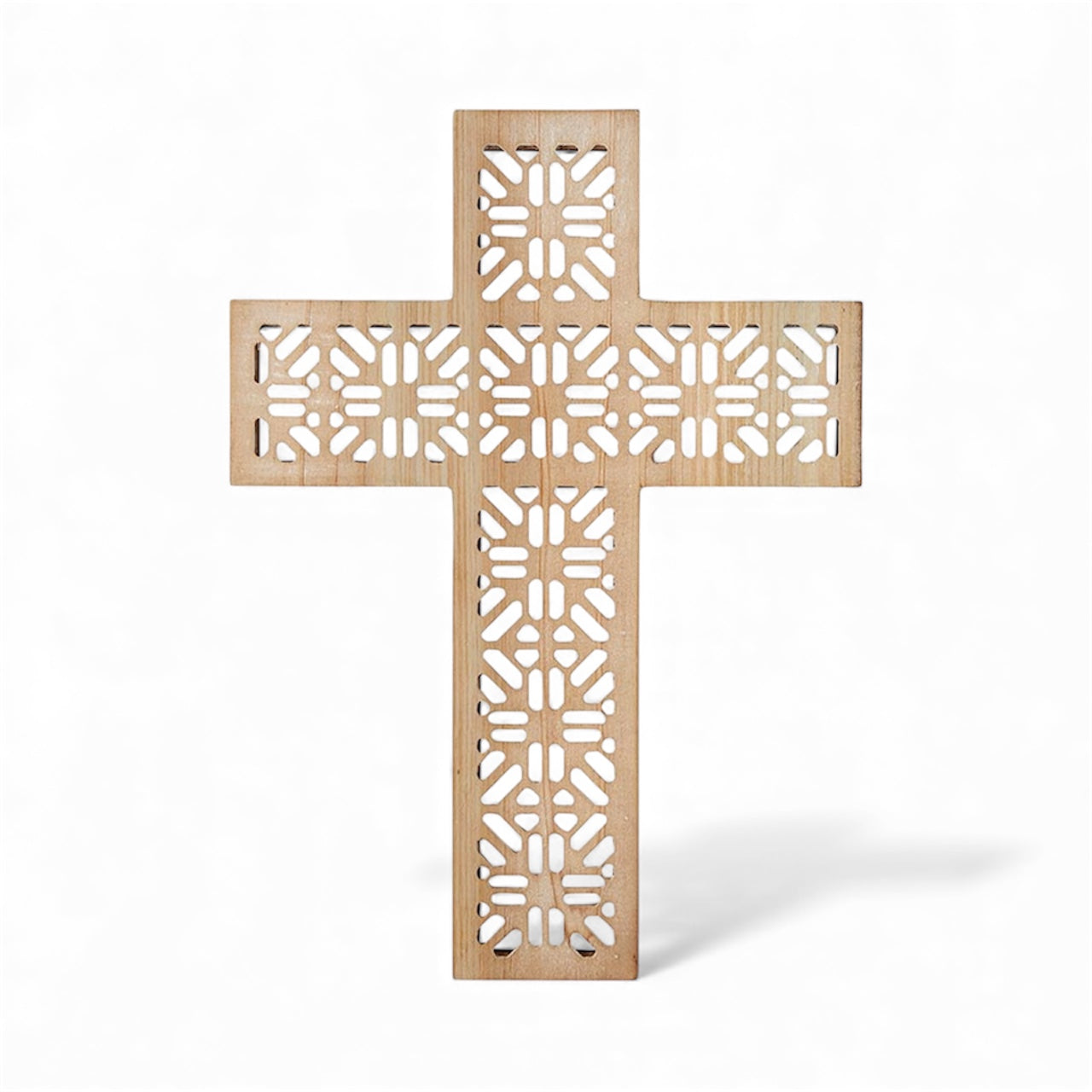 Floral Rattan Cross