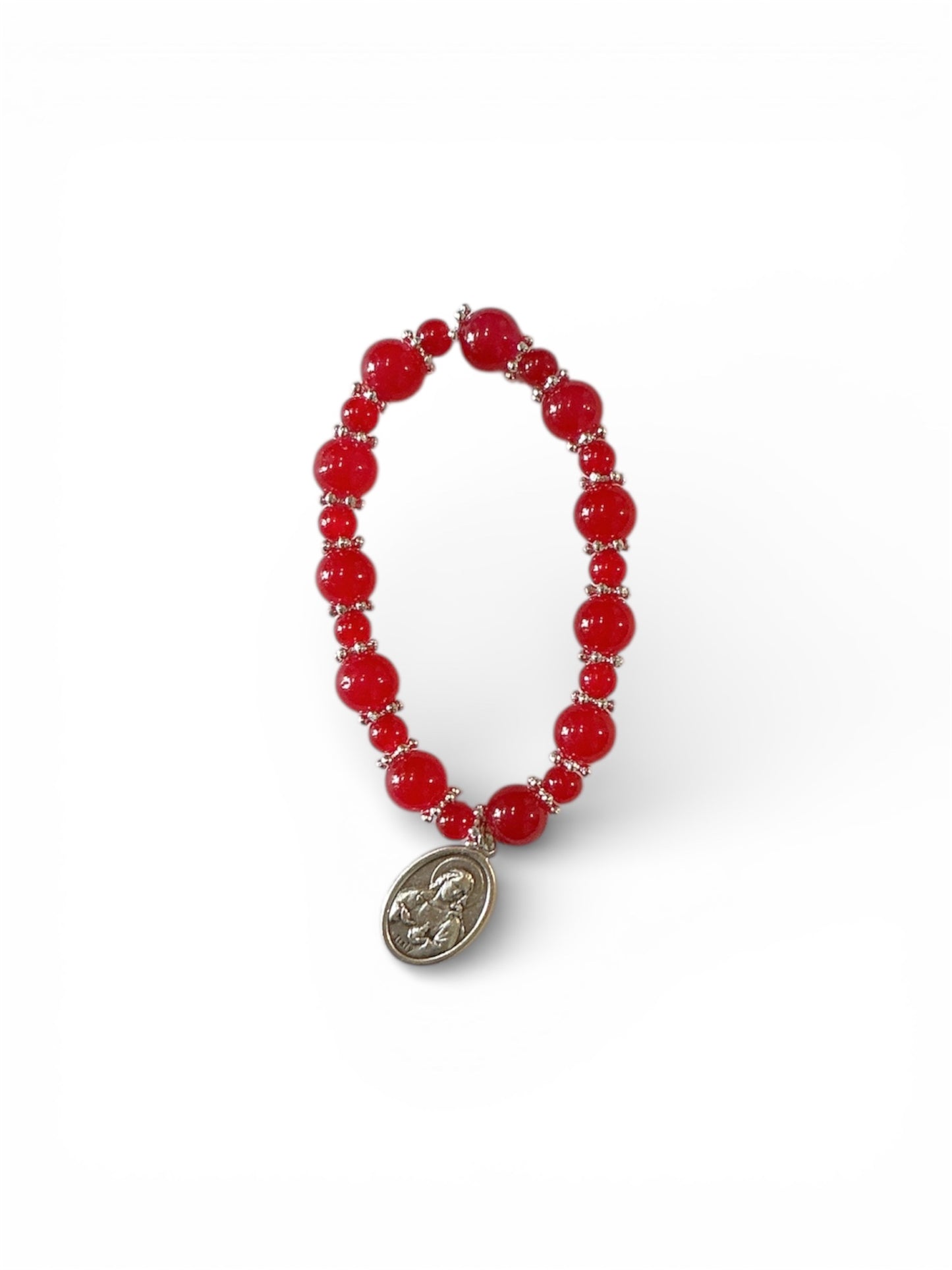 Pulsera de Marmol Roja