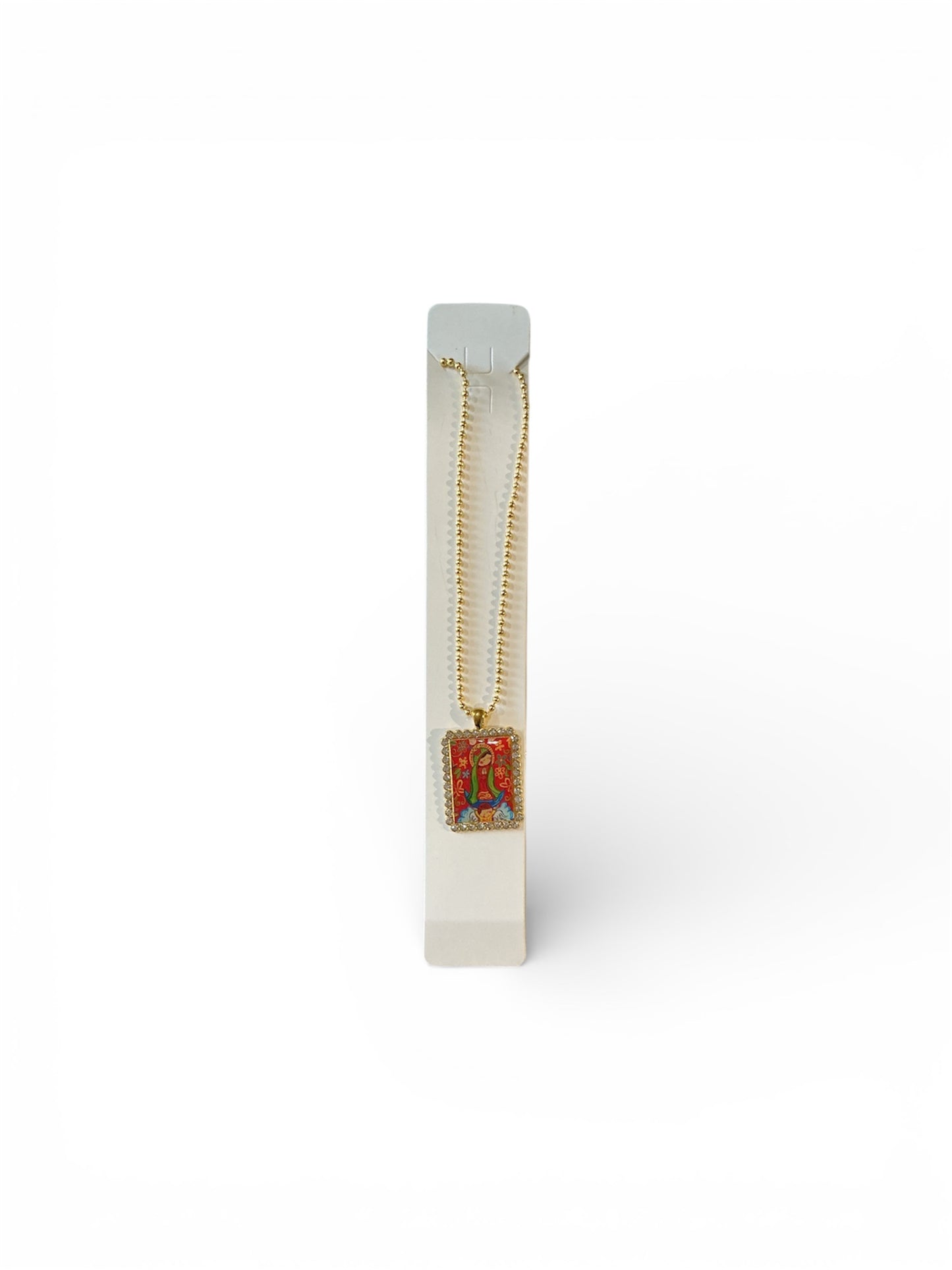 Cadena Virgen de Guadalupe Acero Inoxidable