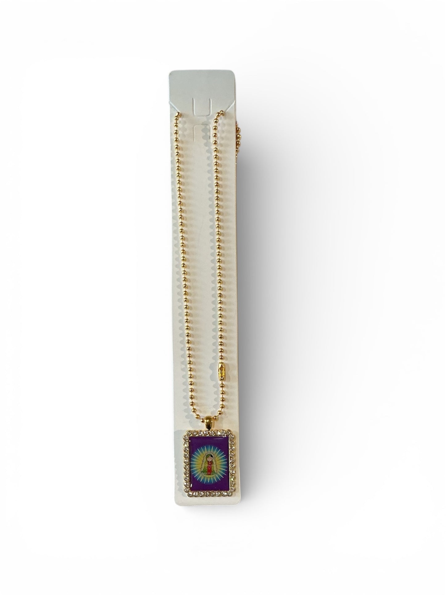 Cadena Virgen de Guadalupe Acero Inoxidable