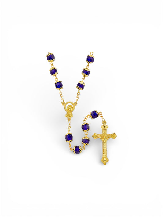 Basilica Collection Sapphire Rosary