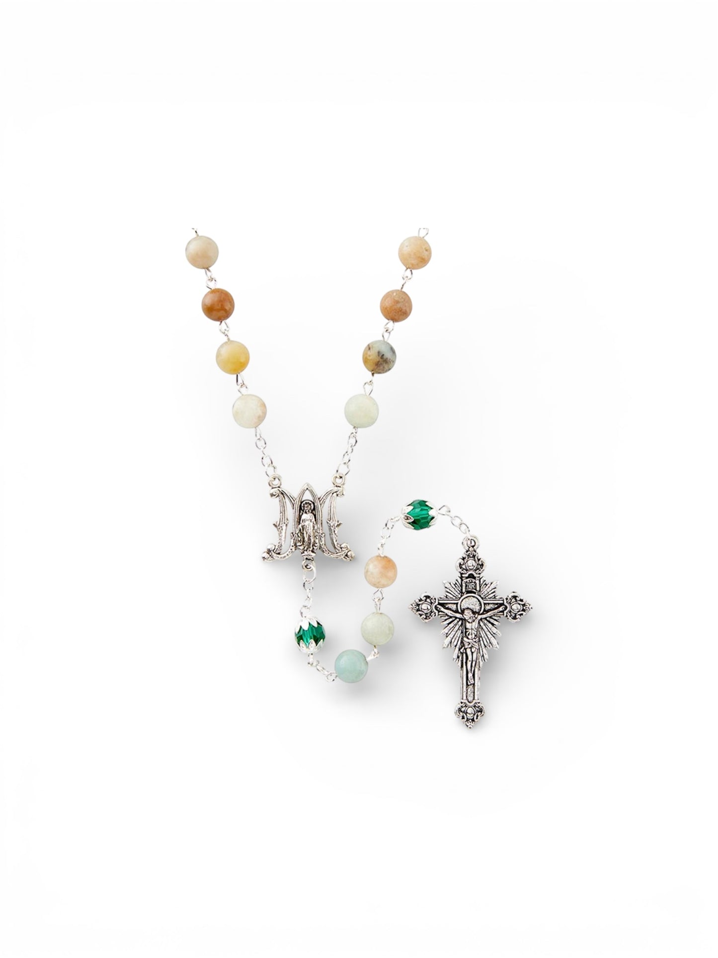 Miraculous Amazonite Rosary