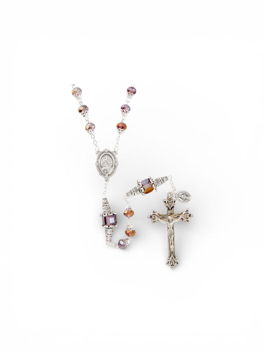 Duomo Di Milano Collection Amethyst Rosary