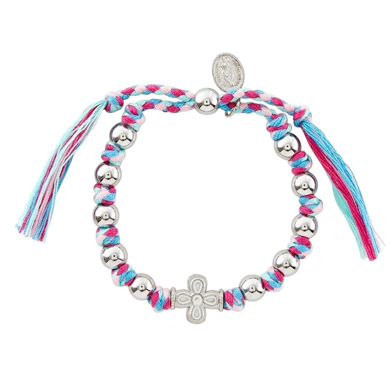 Our Lady of Guadalupe Tassel Rosary Bracelet