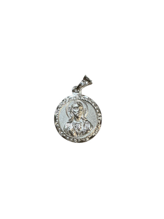 MEDALLA DE PLATA DEL SAGRADO CORAZÓN/V.GUADALUPE 1.0”