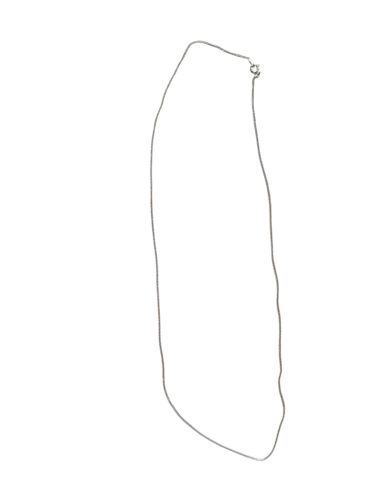 CADENA DE PLATA ESTILO ESPIGA 22”