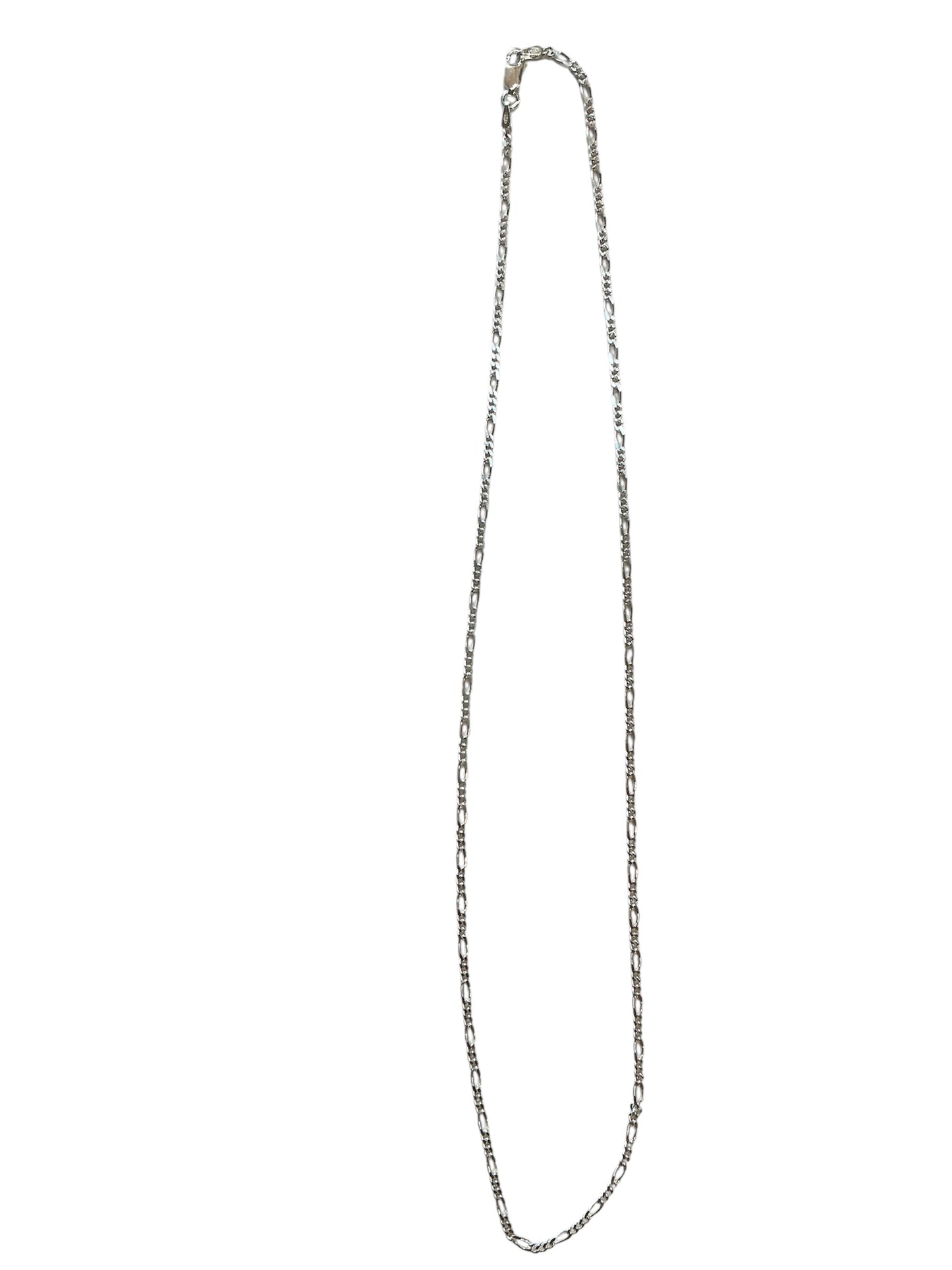 CADENA DE PLATA ESTILO FÍGARO 20”