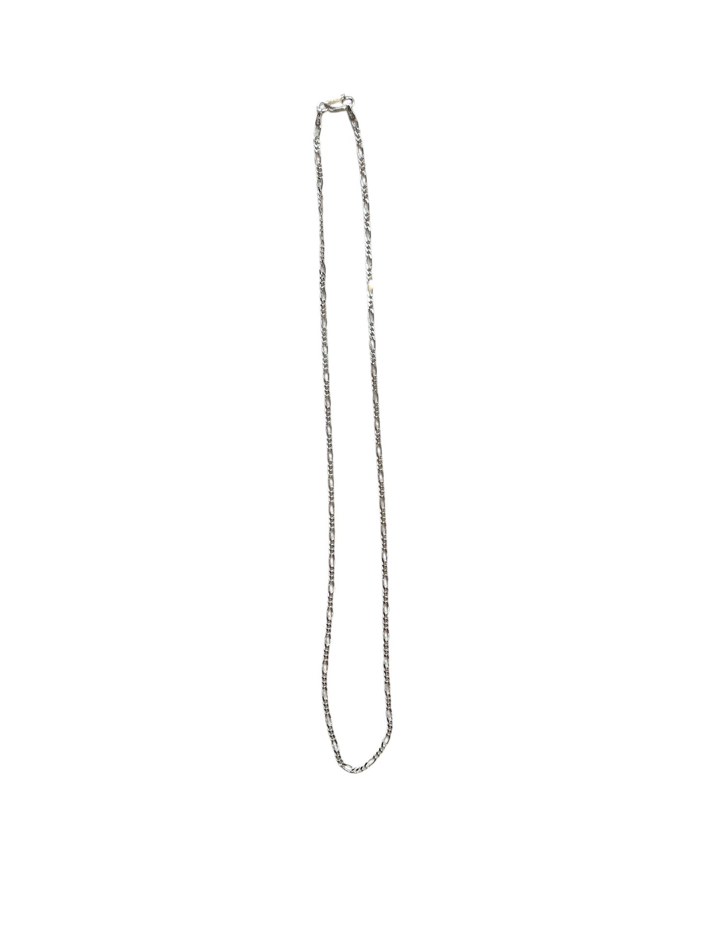 CADENA DE PLATA ESTILO FÍGARO 18”