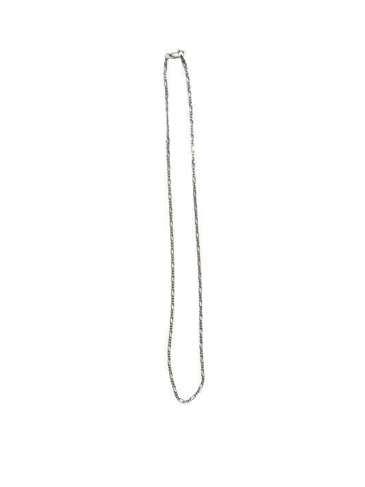 CADENA DE PLATA ESTILO FÍGARO 18”