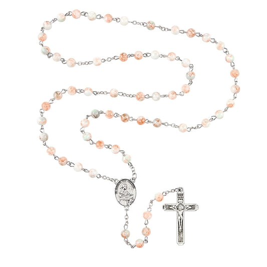 Light Brown St. Joseph the Worker Rosary