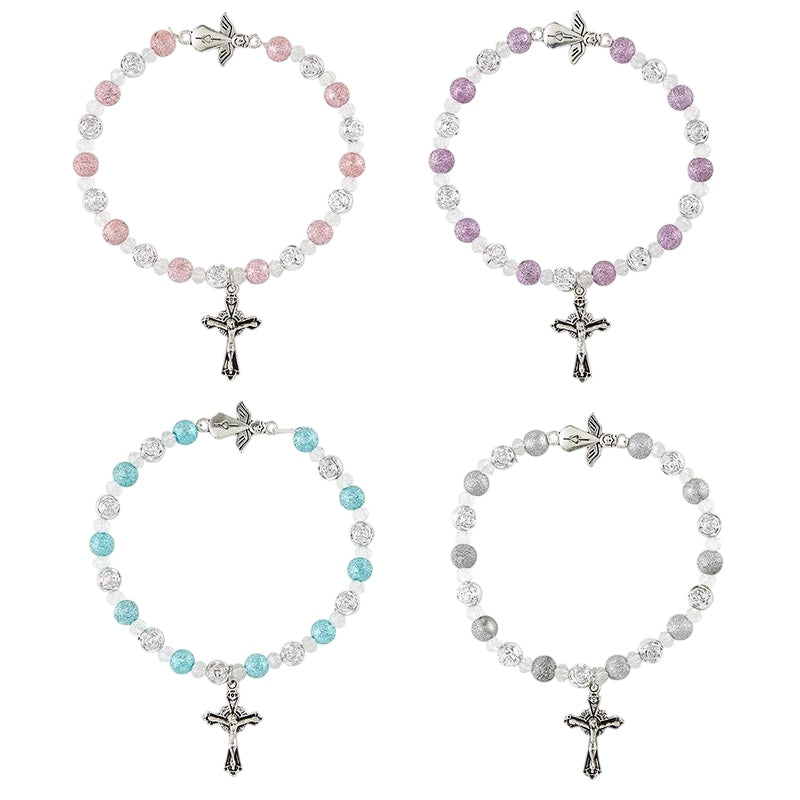 Angel Rosary Bracelet Assortment