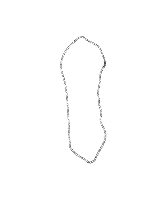 CADENA DE PLATA ESTILO FIGARO 24”