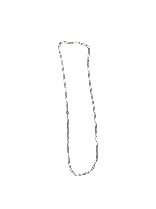 CADENA DE PLATA ESTILO CLIP 24”