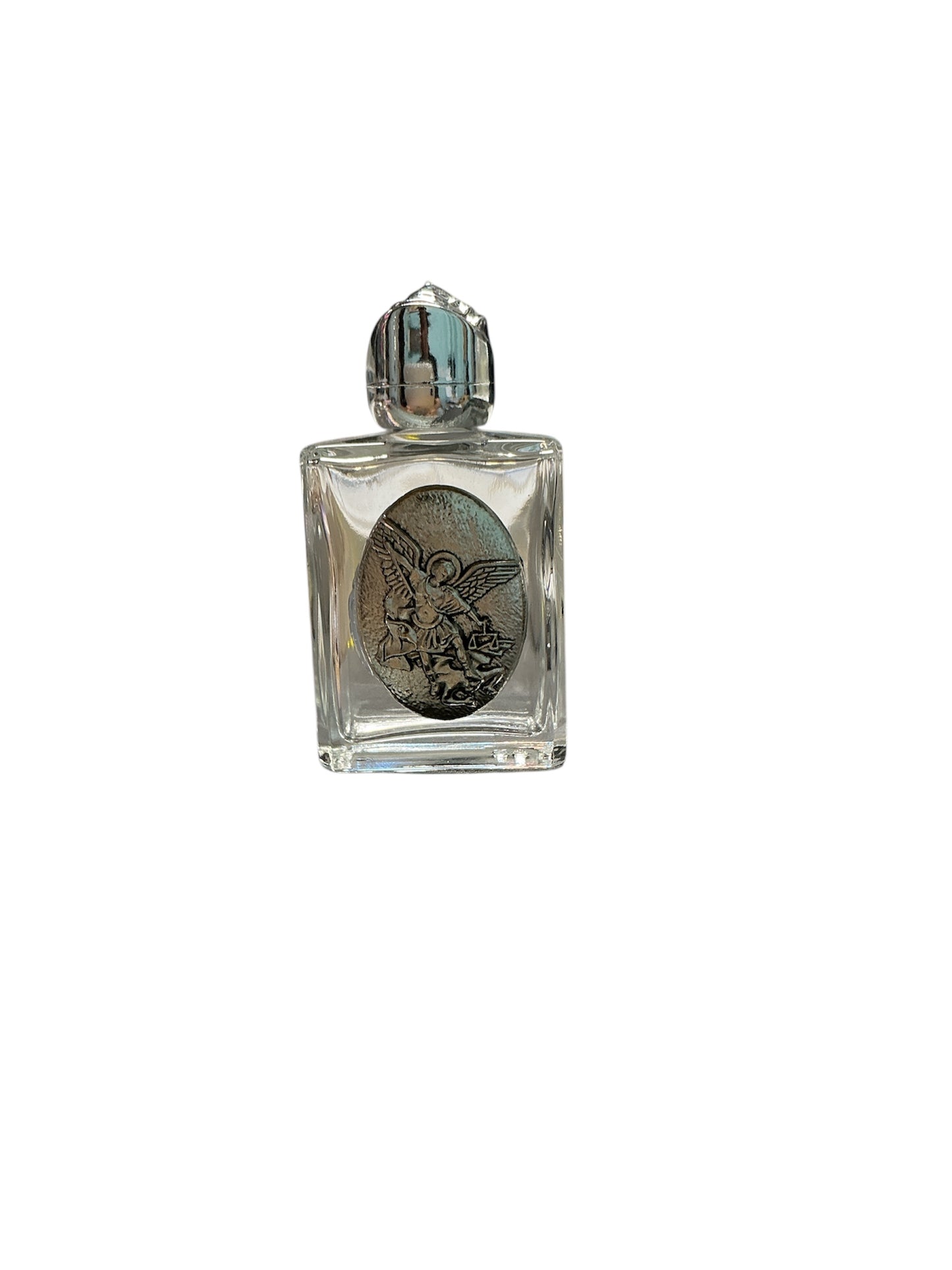 GLASS BOTTLE OF HOLY WATER FROM THE ST.MICHAEL