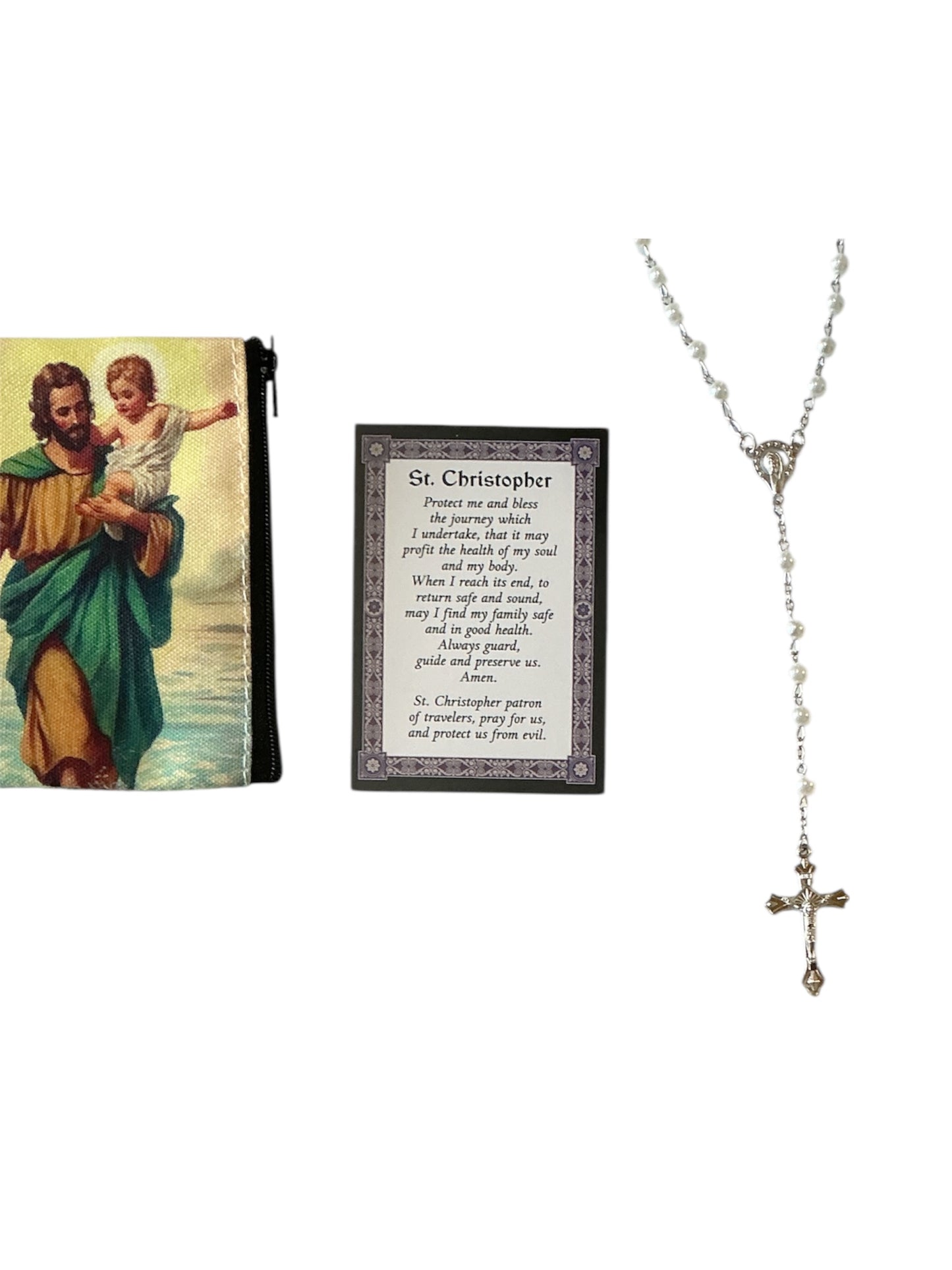 ST. CHRISTOPHER ROSARY KIT