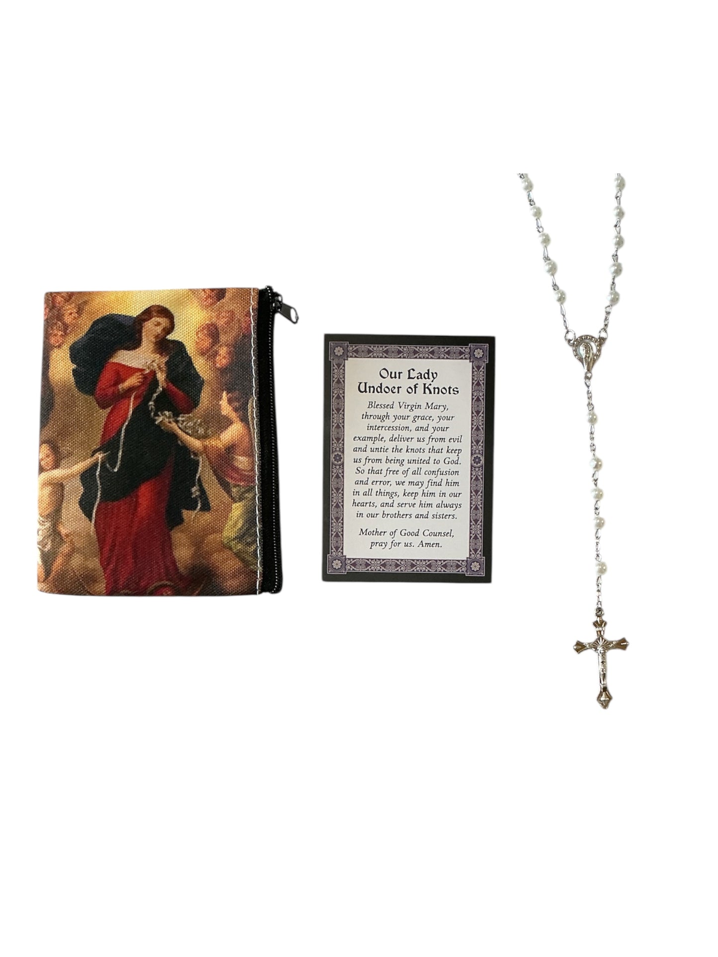 OUR LADY UNDOER OF KNOTS ROSARY KIT