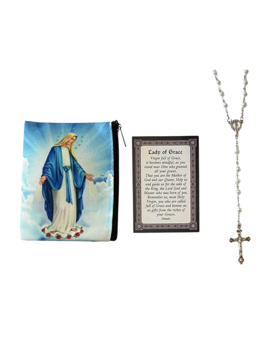 LADY OF GRACE ROSARY KIT