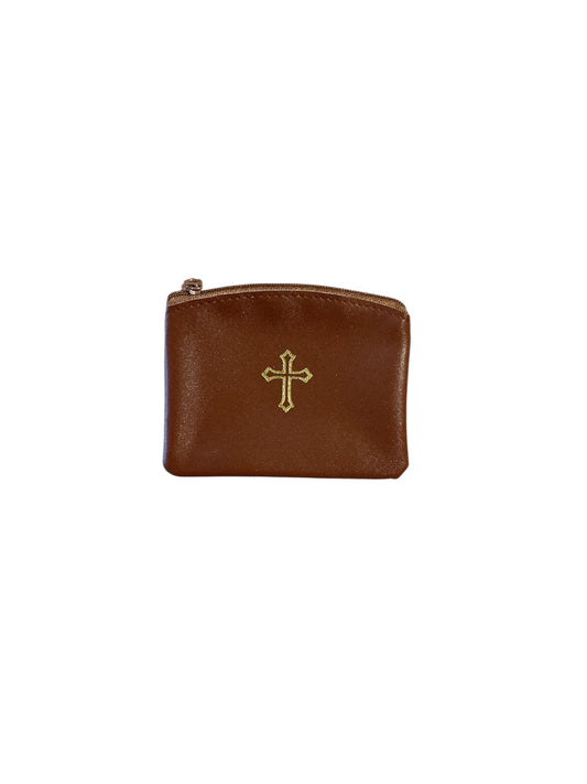 BROWN ROSARY BAG