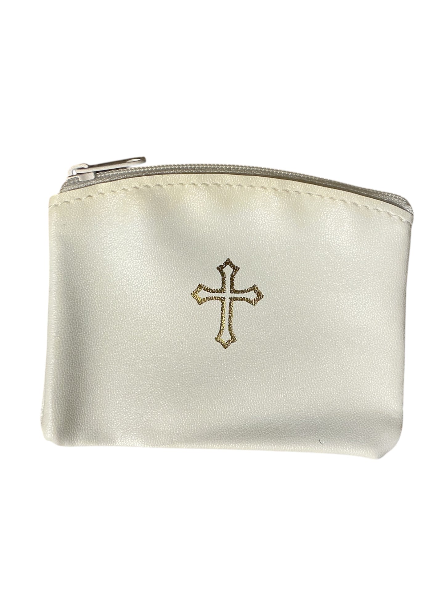 WHITE ROSARY BAG