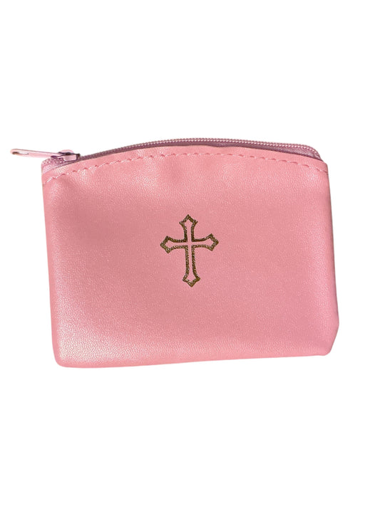PINK ROSARY BAG