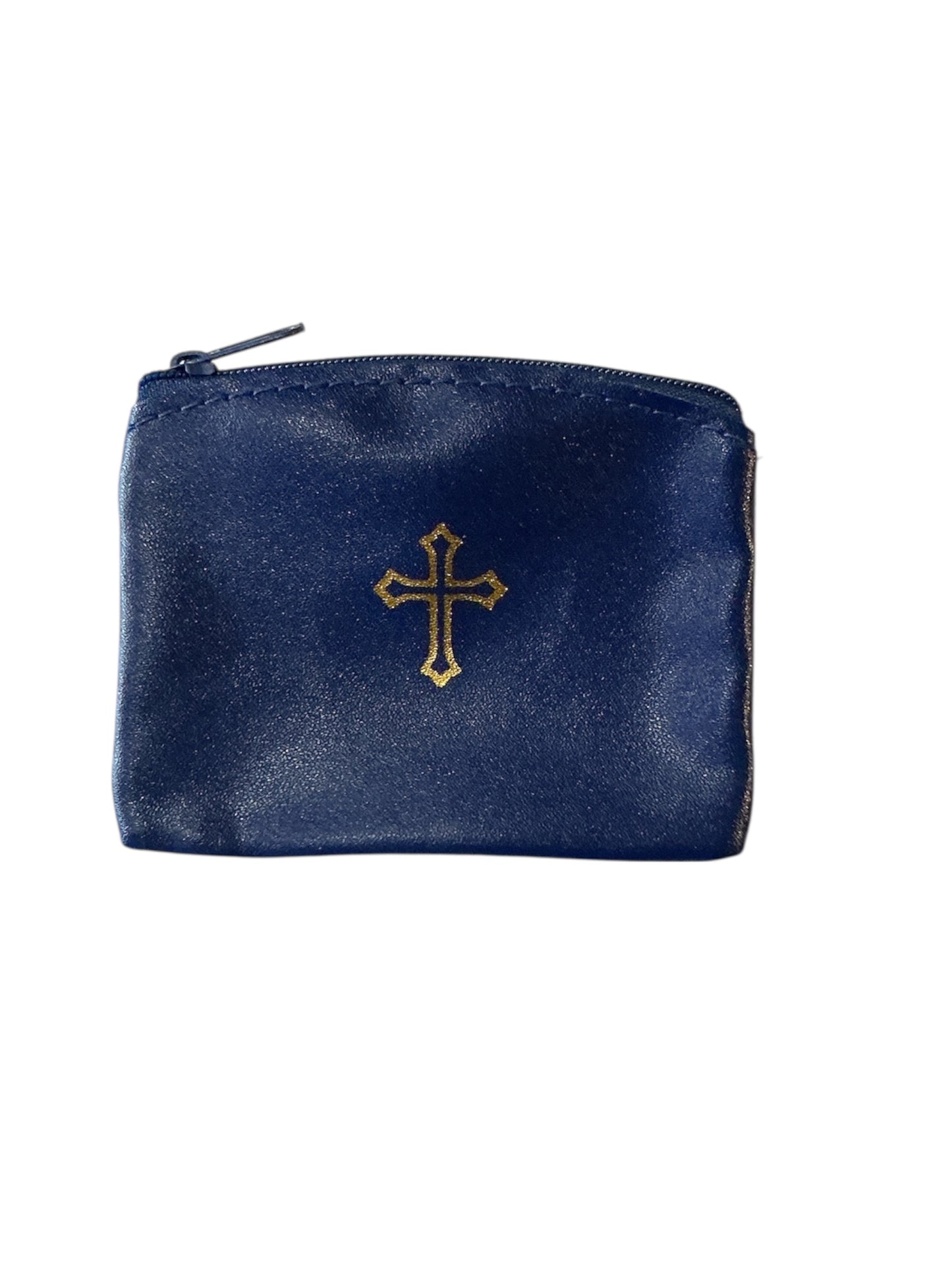 BLUE ROSARY BAG