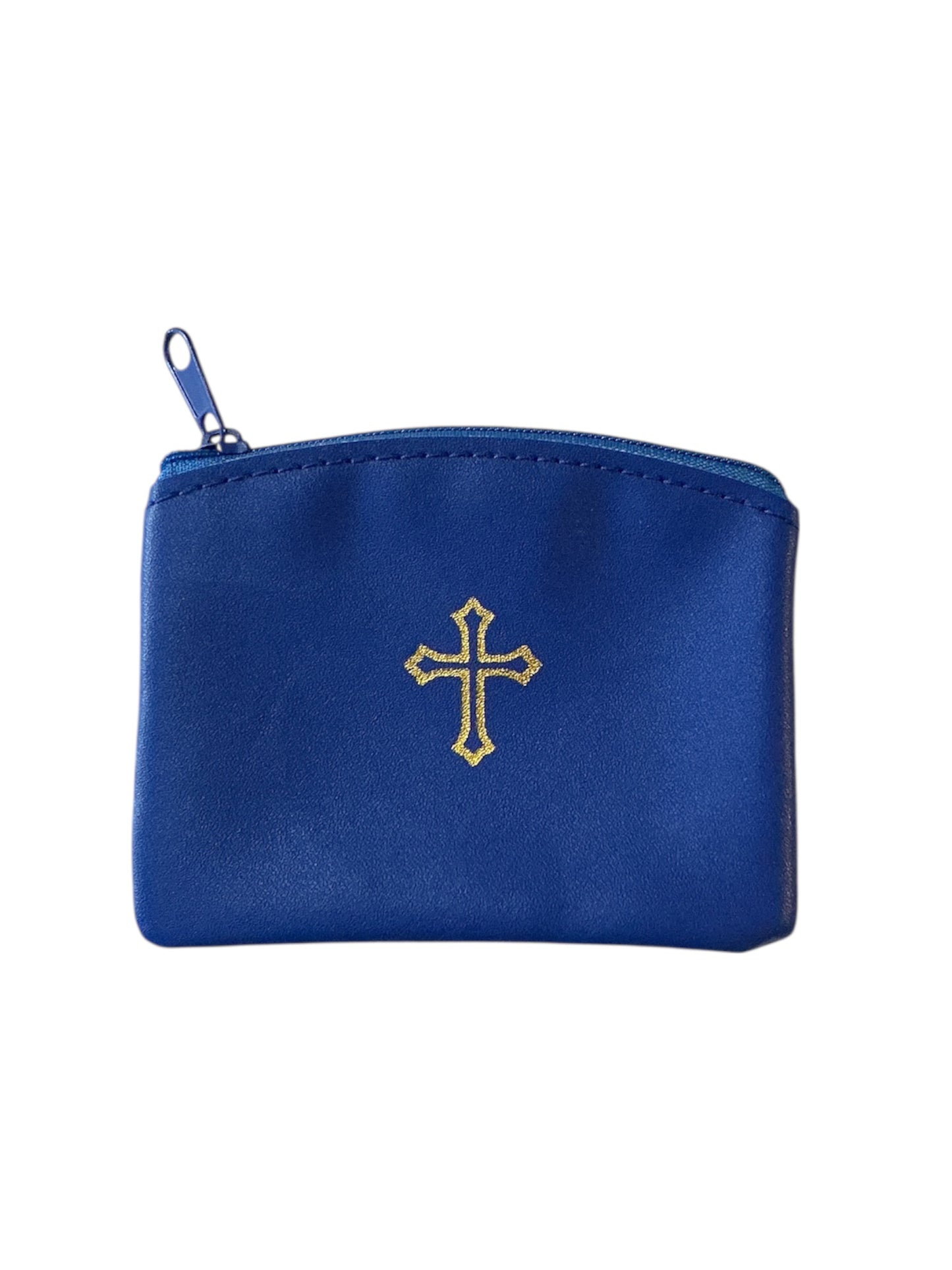 BLUE ROSARY BAG