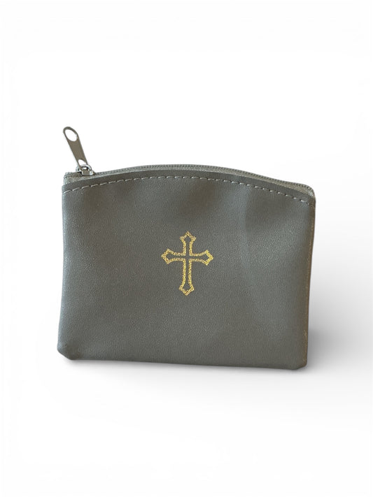 GREY ROSARY BAG