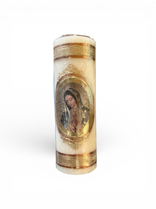 Cirio Virgen de Guadalupe Busto