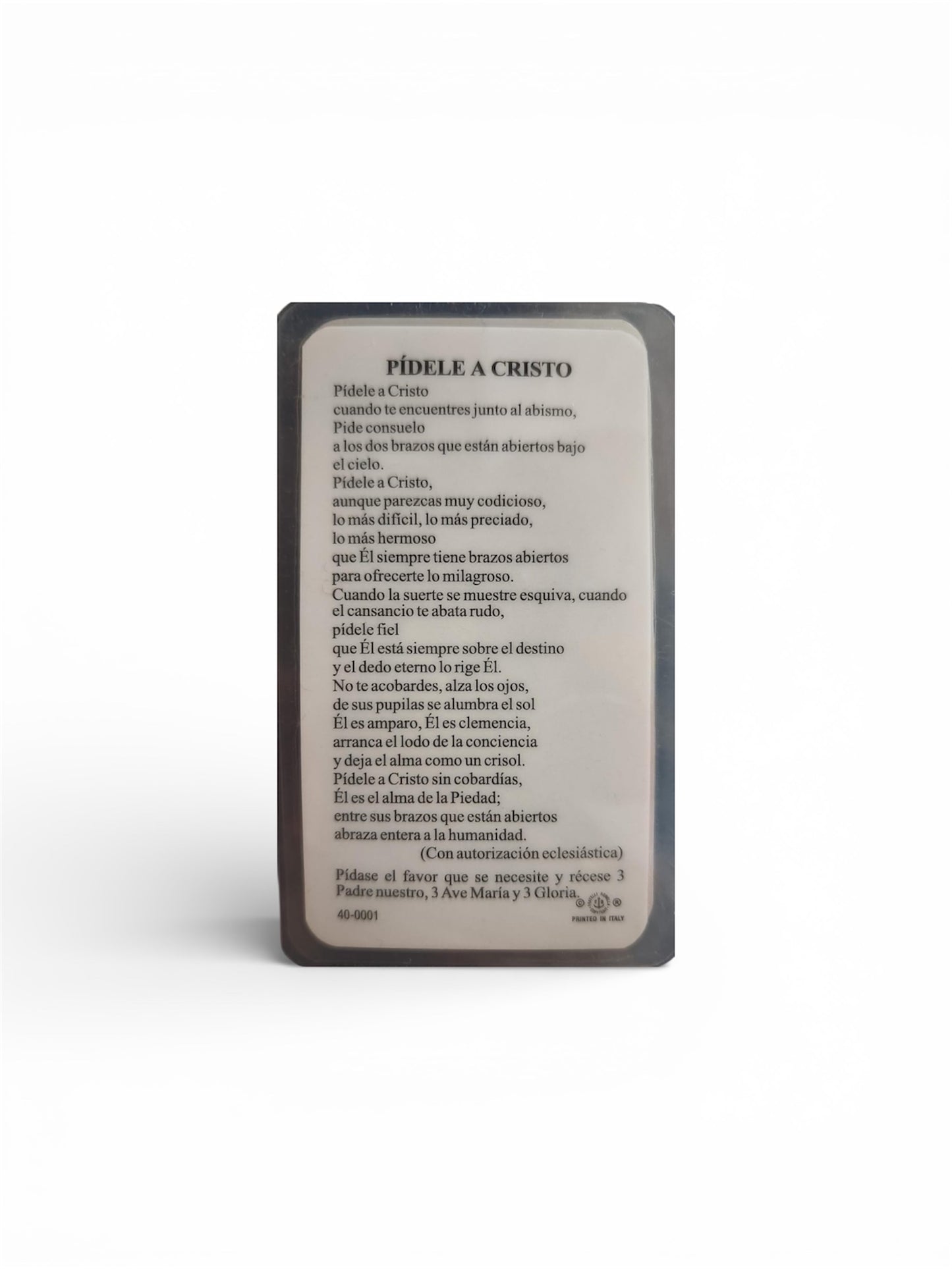 Oración Pídele a Cristo